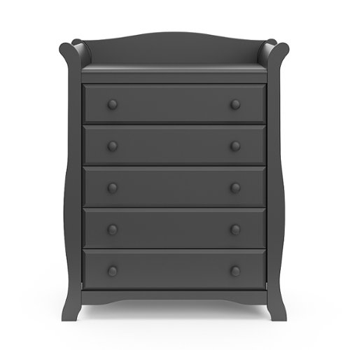 Storkcraft - Avalon 5-Drawer Dresser - Gray