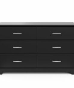 Storkcraft - Brookside 6-Drawer Double Dresser - Black