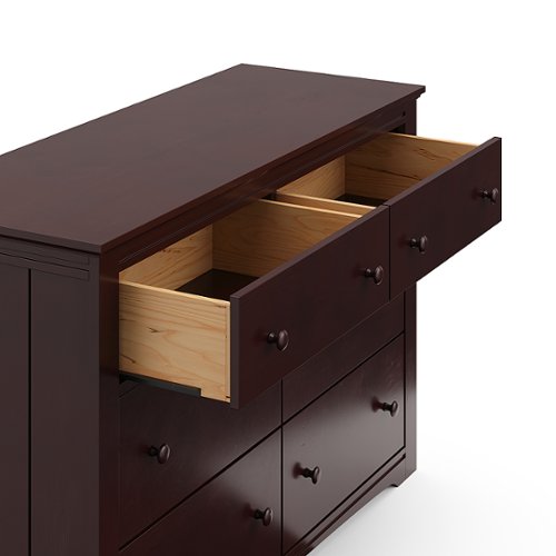 Graco - Hadley 6-Drawer Double Dresser - Espresso