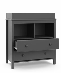 Storkcraft - Alpine 2 Drawer Changing Table Chest - Gray