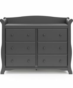 Storkcraft - Avalon 6-Drawer Double Dresser - Gray