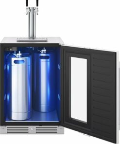 Zephyr - Presrv Double Tap Kit Accessory for PRKB Kegerators - Stainless steel