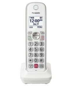 Panasonic - KX-TGDA83W Cordless Expansion Handset for KX-TGD81x and KX-TGD83x Series Cordless Phone Systems - White