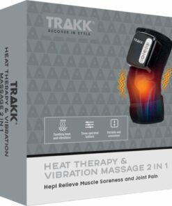 TRAKK - Heating Massaging Knee & Shoulder Brace and Wrap - Black