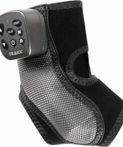 TRAKK - Heating Massaging Foot & Ankle Wrap Brace - Black