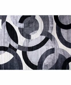 Flash Furniture - Harken Collection Modern Geometric Design Area Rug 8' x 10' - Gray