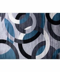 Flash Furniture - Harken Collection Modern Geometric Design Area Rug 8' x 10' - Blue