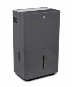 GE - 50 Pint Dehumidifer with Built-in Pump and Smart Dry - Grey