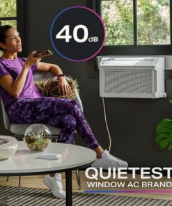GE Profile - 450 Sq Ft 10,300 BTU Smart Ultra Quiet Air Conditioner - White