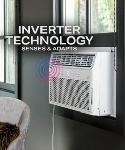 GE - 450 Sq Ft 10,000 BTU Smart Ultra Quiet Air Conditioner - White