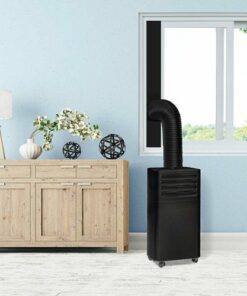 Danby - DPA050E2BDB-6 150 Sq. Ft. 3-in-1 Portable Air Conditioner 7,500 BTU - Black