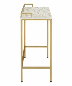 OSP Home Furnishings - Brighton Console Table - Mosaic /Gold