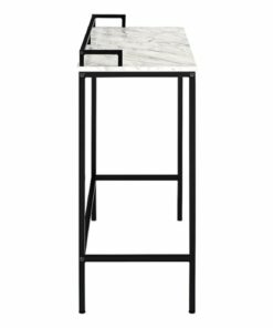 OSP Home Furnishings - Brighton Console Table - White/Black