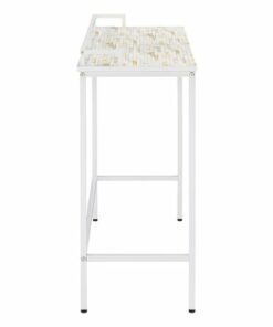 OSP Home Furnishings - Brighton Console Table - Mosaic/White