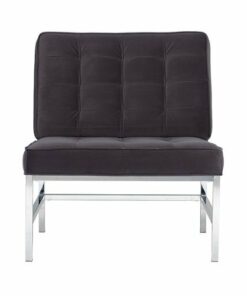 Studio Designs Home Ashlar Modern Velvet Accent Chair - Mink Brown