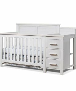 Sorelle - Farmhouse Crib & Changer - Weathered White