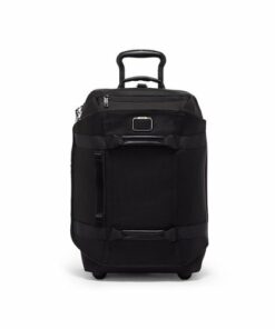 TUMI - Alpha Bravo International 2 Wheel Duffel Backpack Carry On - Black