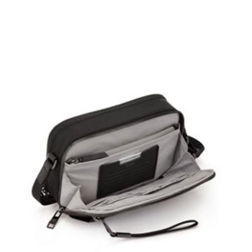 TUMI - Voyageur Langley Crossbody Messenger Bag - Black/Gunmetal