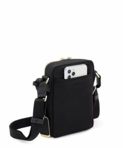 TUMI - Voyageur Persia Crossbody Messenger Bag - Black/Gold