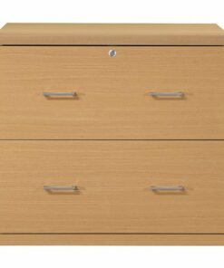 OSP Home Furnishings - Alpine 2-Drawer Lateral File with Lockdowel™ Fastening System - Natural