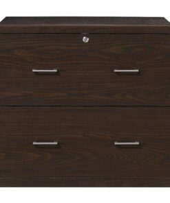 OSP Home Furnishings - Alpine 2-Drawer Lateral File with Lockdowel™ Fastening System - Espresso