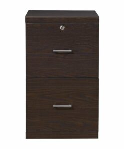 OSP Home Furnishings - Alpine 2-Drawer Vertical File with Lockdowel™ Fastening System - Espresso