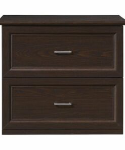 OSP Home Furnishings - Jefferson 2-Drawer Lateral File with Lockdowel™ Fastening System in Espresso Finish - Espresso