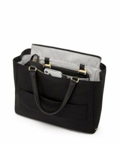 TUMI - Voyageur Valetta Medium Tote - Black/Gold