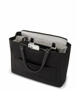 TUMI - Voyageur Valetta Medium Tote - Black/Gunmetal