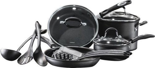 Cuisinart - Pro Classic 13-Piece Hard Anodized Cookware Set - Black