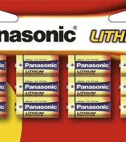 Panasonic - CR123 Batteries (12-Pack)