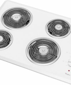 Whirlpool - 30" Built-In Electric Cooktop - White 1