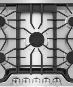 Frigidaire - Gallery 30" Built-In Gas Cooktop - Stainless Steel/Matte Black