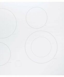 GE - 30" Built-In Electric Cooktop - White on White 0