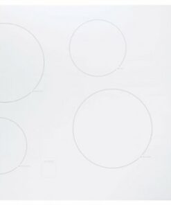 GE - 30" Built-In Electric Cooktop - White on White 1