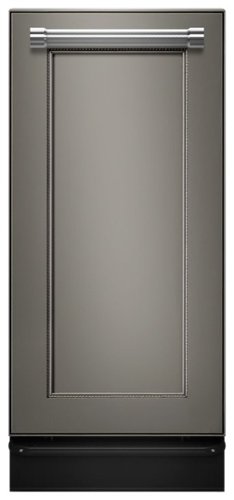 KitchenAid - 1.4 Cu. Ft. Built-In Trash Compactor - Custom Panel Ready
