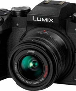 Panasonic - LUMIX G7 Mirrorless 4K Photo Digital Camera Body with 14-42mm f3.5-5.6 II Lens - DMC-G7KK - Black