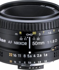 Nikon - AF NIKKOR 50mm f/1.8D Standard Lens - Black