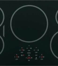 GE Profile - 36" Built-In Electric Induction Cooktop - Black on Black