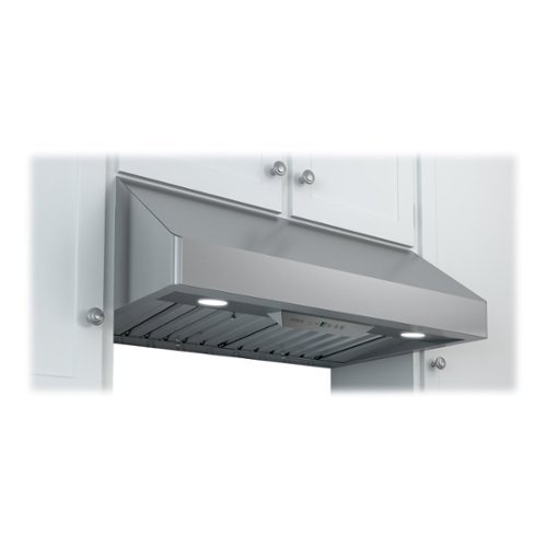 Zephyr - Power Tempest I Pro-Style 36" Convertible Range Hood - Stainless steel
