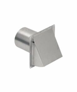 Zephyr - Duct 6 In. Round Inlet Cap with Bird Screen for Range Hood - Silver