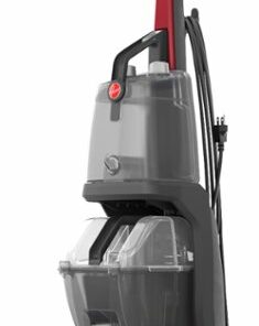 Hoover - Power Scrub Deluxe Corded Carpet Upright Deep Cleaner - Red