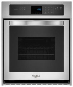 Whirlpool - 24" Built-In Single Electric Wall Oven - Stainless steel