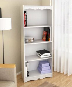 Sonax - 4-Shelf Bookcase - White