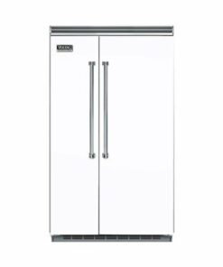 Viking - Professional 5 Series Quiet Cool 29.1 Cu. Ft. Side-by-Side Built-In Refrigerator - White
