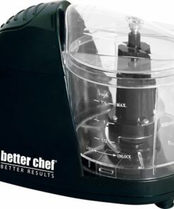 Better Chef - 1-1/2-Cup Compact Chopper - Black