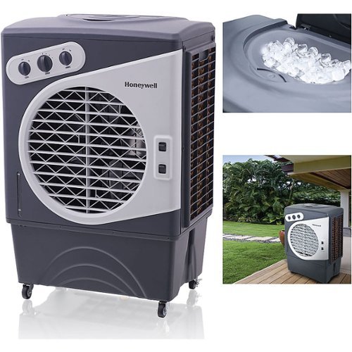 Honeywell - Portable Indoor/Outdoor Evaporative Air Cooler - White 0