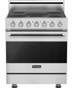 Viking - 4.7 Cu. Ft. Self-Cleaning Freestanding Electric Convection Range - Stainless steel
