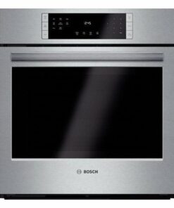 Bosch - 800 Series 27" Built-In Single Electric Convection Wall Oven - Stainless steel