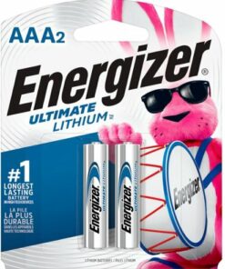 Energizer Ultimate Lithium AAA Batteries (2 Pack), Triple A Batteries